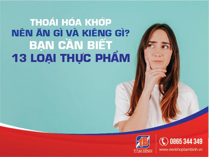 Thoái hóa khớp nên ăn gì và kiêng gì
